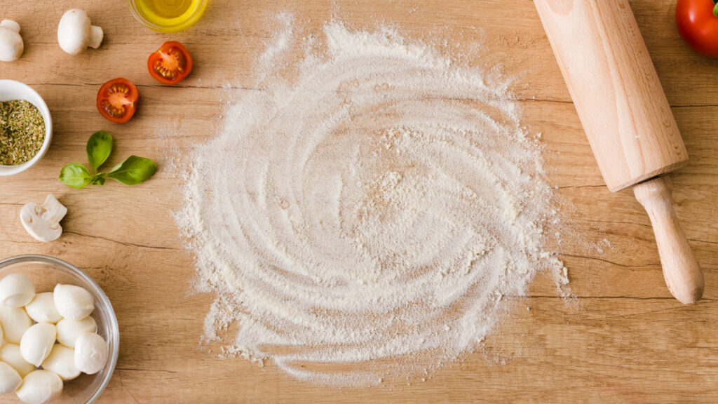 farina per la pizza margherita